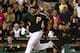 PITTSBURGH, PA - SEPTEMBER 13: Pedro Alvarez #24 of the Pittsburgh Pirates rounds third base to score an inside-the-park home run in the fourth inning against the Chicago Cubs during the game on September 13, 2013 at PNC Park in Pittsburgh, Pennsylvania. (Photo by Justin K. Aller/Getty Images)