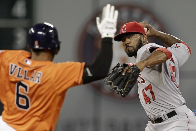 Dominguez Hits Grand Slam, Astros Beat Angels 9-7