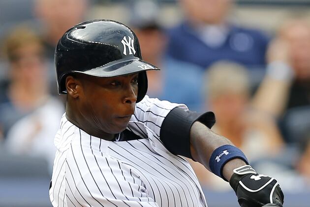 Yankees Scratched Alfonso Soriano Due to Sprained Thumb