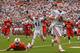 Jeff Driskel scores on a 9-yard run during Florida's loss to Miami last Saturday.