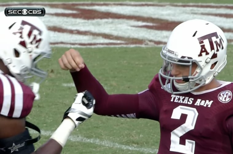 Johnny Manziel and Teammate Nehemiah Hicks Debut Weird Sprinkle Celebration
