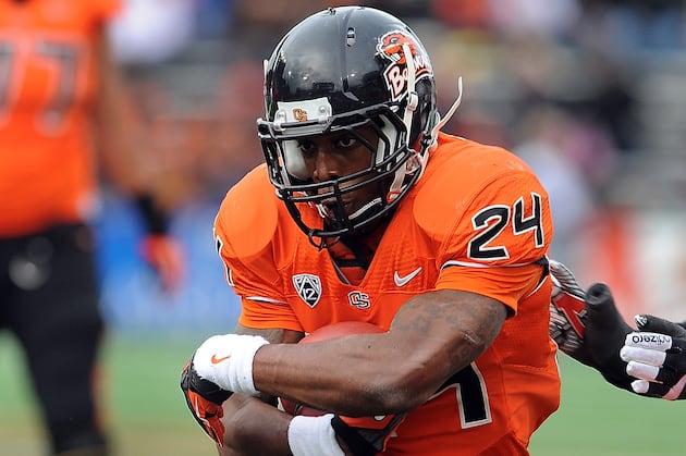 Oregon State's Storm Woods Taken off Field in Ambulance