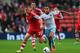 SOUTHAMPTON, ENGLAND - SEPTEMBER 15: Luke Shaw of Southampton and Ravel Morrison of West Ham compete for the ball during the Barclays Premier League match between Southampton and West Ham United at St Mary's Stadium on September 15, 2013 in Southampton, England. (Photo by Clive Rose/Getty Images)