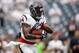 Sep 15, 2013; Houston, TX, USA; Houston Texans running back Ben Tate (44) warms up against the Tennessee Titans before the game at Reliant Stadium. Mandatory Credit: Thomas Campbell-USA TODAY Sports