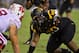 Sep 14, 2013; Tempe, AZ, USA; Arizona State Sun Devils defensive tackle Will Sutton (90) signals to teammates prior to the snap during the second half against the Wisconsin Badgers at Sun Devil Stadium. Mandatory Credit: Matt Kartozian-USA TODAY Sports