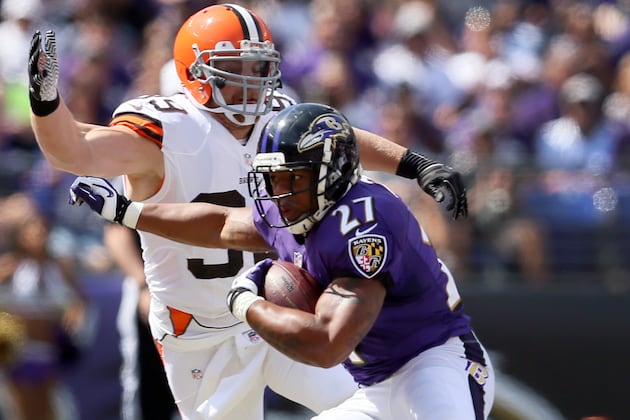 Browns' Hold Ravens' Ground Attack to 99 Yards