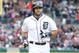 DETROIT, MI - SEPTEMBER 15: Alex Avila #13 of the Detroit Tigers crosses home plate after hitting a solo home run in the eight inning during the game against the Kansas City Royals at Comerica Park on September 15, 2013 in Detroit, Michigan. (Photo by Leon Halip/Getty Images)