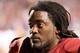 Sep 7, 2013; Little Rock, AR, USA; Arkansas Razorbacks running back Alex Collins (3) after the game against the Samford Bulldogs at War Memorial Stadium. Arkansas defeated Samford 31-21. Mandatory Credit: Nelson Chenault-USA TODAY Sports