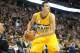 January 9, 2013; Denver, CO, USA; Denver Nuggets forward Danilo Gallinari (8) looks to pass the ball during the second half against the Orlando Magic at the Pepsi Center. The Nuggets won 108-105. Mandatory Credit: Chris Humphreys-USA TODAY Sports