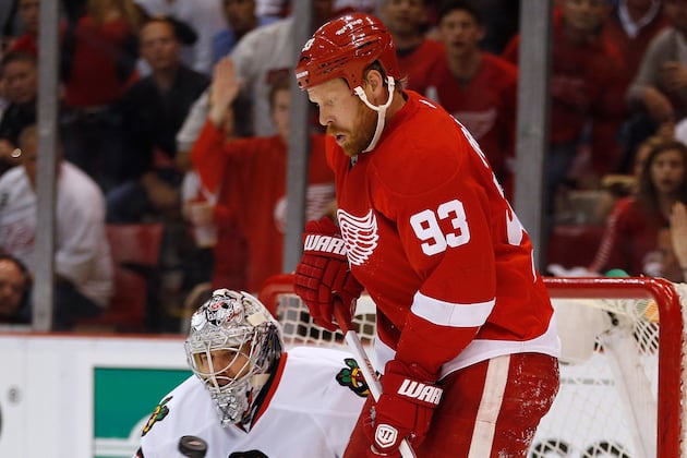 Franzen (Hip Flexor) to Miss Detroit's Game vs. Chicago