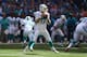 INDIANAPOLIS, IN - SEPTEMBER 15: Ryan Tannehill #17 of the Miami Dolphins throws a pass during the NFL game against the Indianapolis Colts at Lucas Oil Stadium on September 15, 2013 in Indianapolis, Indiana. (Photo by Andy Lyons/Getty Images)
