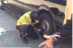 D-Wade Got a Flat Tire on Way to LeBron's Wedding