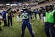 SEATTLE, WA - SEPTEMBER 15: Cornerback Richard Sherman #25 of the Seattle Seahawks celebrates after making an interception in the second half against the San Francisco 49ers at CenturyLink Field on September 15, 2013 in Seattle, Washington. The Seahawks defeated the 49ers 29-3. (Photo by Otto Greule Jr/Getty Images)