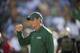 WACO, TX - SEPTEMBER 2: Art Briles, head coach of the Baylor University Bears, stands on the field prior to kickoff against the SMU Mustangs on September 2, 2012 at Floyd Casey Stadium in Waco, Texas. (Photo by Cooper Neill/Getty Images)