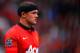 MANCHESTER, ENGLAND - SEPTEMBER 14: Wayne Rooney of Manchester United wears protective headwear during the Barclays Premier League match between Manchester United and Crystal Palace at Old Trafford on September 14, 2013 in Manchester, England. (Photo by Michael Regan/Getty Images)