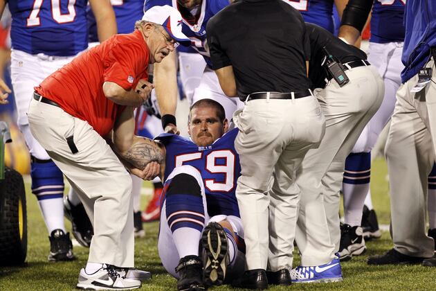 Bills' Doug Legursky Returns to Practice