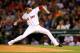 BOSTON, MA - SEPTEMBER 15: Clay Buchholz #11 of the Boston Red Sox pitches against the New York Yankees during the game on September 15, 2013 at Fenway Park in Boston, Massachusetts. (Photo by Jared Wickerham/Getty Images)