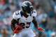 CHARLOTTE, NC - NOVEMBER 11: Willis McGahee #23 of the Denver Broncos during their game at Bank of America Stadium on November 11, 2012 in Charlotte, North Carolina. (Photo by Streeter Lecka/Getty Images)
