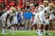 LINCOLN, NE - SEPTEMBER 14: UCLA Bruins Head Coach Jim Mora watches during their game against the Nebraska Cornhuskers at Memorial Stadium on September 14, 2013 in Lincoln, Nebraska. (Photo by Eric Francis/Getty Images)