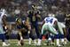ARLINGTON, TX - AUGUST 25: Sam Bradford #8 of the St. Louis Rams at Cowboys Stadium on August 25, 2012 in Arlington, Texas. (Photo by Ronald Martinez/Getty Images)