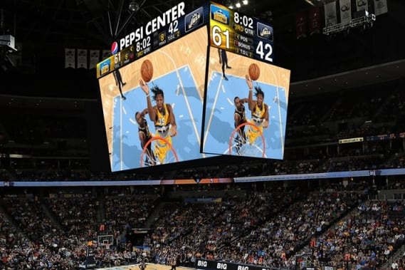 The Nuggets' Massive New Scoreboard Will Blow Your Mind
