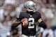 OAKLAND, CA - SEPTEMBER 15: Terrelle Pryor #2 of the Oakland Raiders drops back to pass against the Jacksonville Jaguars during the first quarter at O.co Coliseum on September 15, 2013 in Oakland, California. (Photo by Thearon W. Henderson/Getty Images)