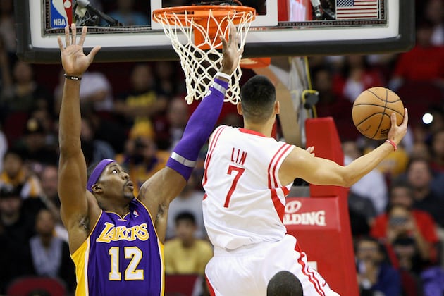 Olajuwon: Dwight Howard, Jeremy Lin 'Combination Is Very Deadly'