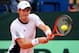 UMAG, CROATIA - SEPTEMBER 15: Andy Murray of Great Britain in action against Ivan Dodig of Croatia during day three of the Davis Cup World Group play-off tie between Croatia and Great Britain at Stadion Stella Maris on September 15, 2013 in Umag, Croatia. (Photo by Julian Finney/Getty Images)