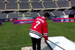 Watch: Seabrook Shoots Through FG Posts at Soldier Field