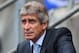 MANCHESTER, ENGLAND - AUGUST 31: Manuel Pellegrini the manager of Manchester City looks on during the Barclays Premier League match between Manchester City and Hull City at the Etihad Stadium on August 31, 2013 in Manchester, England. (Photo by Alex Livesey/Getty Images)