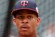 NEW YORK, NY - JULY 14: Byron Buxton #7 of the United States looks on during the game against the World Team on July 14, 2013 at Citi Field in the Flushing neighborhood of the Queens borough of New York City. The United States defeated the World Team 4-2. (Photo by Elsa/Getty Images)