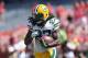SAN FRANCISCO, CA - SEPTEMBER 08: Running back Eddie Lacy #27 of the Green Bay Packers carries the ball against the San Francisco 49ers at Candlestick Park on September 8, 2013 in San Francisco, California. (Photo by Jeff Gross/Getty Images)
