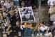 Sep 19, 2013; Philadelphia, PA, USA; A Philadelphia Eagles fan hold up a sign honoring Kansas City Chiefs head coach and former Philadelphia Eagles head coach Andy Reid (not pictured) prior to the game at Lincoln Financial Field. Mandatory Credit: Howard Smith-USA TODAY Sports