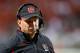 RALEIGH, NC - SEPTEMBER 19: Head coach Dave Doeren of the North Carolina State Wolfpack looks on from the sidelines during their game against the Clemson Tigers at Carter-Finley Stadium on September 19, 2013 in Raleigh, North Carolina. (Photo by Streeter Lecka/Getty Images)