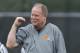 BEREA, OH - MAY 01: Team president Mike Holmgren of the Cleveland Browns looks on during rookie mini camp at the Cleveland Browns Training and Administrative Complex on May 1, 2010 in Berea, Ohio. (Photo by Gregory Shamus/Getty Images)