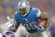 DETROIT, MI - SEPTEMBER 08: Joique Bell #35 of the Detroit Lions scores on a one yard run in the third quarter of the game against the Minnesota Vikings at Ford Field on September 8, 2013 in Detroit, Michigan. (Photo by Leon Halip/Getty Images)