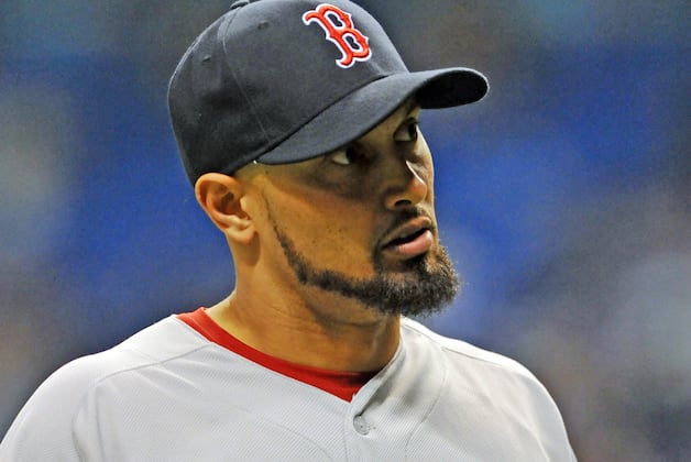 Victorino Scratched from Lineup Friday vs. Blue Jays