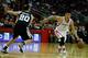 HOUSTON, TX - MARCH 24: Jeremy Lin #7 of the Houston Rockets dribbles the ball in front of Manu Ginobili #20 of the San Antonio Spurs at Toyota Center on March 24, 2013 in Houston, Texas. NOTE TO USER: User expressly acknowledges and agrees that, by downloading and or using this photograph, User is consenting to the terms and conditions of the Getty Images License Agreement. (Photo by Scott Halleran/Getty Images)