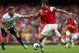 LONDON, ENGLAND - SEPTEMBER 01: Jan Vertonghen of Spurs challenges Olivier Giroud of Arsenal during the Barclays Premier League match between Arsenal and Tottenham Hotspur at Emirates Stadium on September 01, 2013 in London, England. (Photo by Clive Mason/Getty Images)