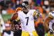 CINCINNATI, OH - SEPTEMBER 16: Ben Roethlisberger #7 of the Pittsburgh Steelers throws a pass during the NFL game against the Cincinnati Bengals at Paul Brown Stadium on September 16, 2013 in Cincinnati, Ohio. (Photo by Andy Lyons/Getty Images)