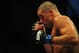 Jul 21, 2012; Calgary, AB, CANADA; Renan Barao during the interim bantamweight title bout of UFC 149 against Urijah Faber (not pictured) at the Scotiabank Saddledome. Mandatory Credit: Anne-Marie Sorvin-USA TODAY Sports