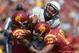 The USC defense rose to the occasion in its toughest challenge yet, giving up only 179 yards to Chuckie Keeton.
