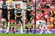 LONDON, ENGLAND - SEPTEMBER 22: Mesut Oezil of Arsenal tries to bend the ball past the Stoke City defensive wall during the Barclays Premier League match between Arsenal and Stoke City at Emirates Stadium on September 22, 2013 in London, England. (Photo by Ian Walton/Getty Images)