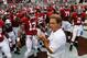 TUSCALOOSA, AL - SEPTEMBER 21: Head coach Nick Saban of the Alabama Crimson Tide prepares to lead his team onto the field to face the Colorado State Rams at Bryant-Denny Stadium on September 21, 2013 in Tuscaloosa, Alabama. (Photo by Kevin C. Cox/Getty Images)
