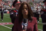 Video: OSU's Marching Band Almost Ran Over Pam Oliver