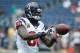 HOUSTON, TX - SEPTEMBER 15: Andre Johnson #80 of the Houston Texans works out on the field before the start of the game against the Tennessee Titans at Reliant Stadium on September 15, 2013 in Houston, Texas. (Photo by Scott Halleran/Getty Images)