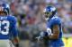 EAST RUTHERFORD, NJ - SEPTEMBER 15: Wide receiver Hakeem Nicks #88 of the New York Giants hurts his finger on a dropped catch during the first half against the Denver Broncos at MetLife Stadium on September 15, 2013 in East Rutherford, New Jersey. (Photo by Ron Antonelli/Getty Images)