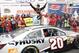 Sep 22, 2013; Loudon, NH, USA; NASCAR Sprint Cup Series driver Matt Kenseth (20) celebrates his victory of the Sylvania 300 race at New Hampshire Motor Speedway. Mandatory Credit: Greg M. Cooper-USA TODAY Sports