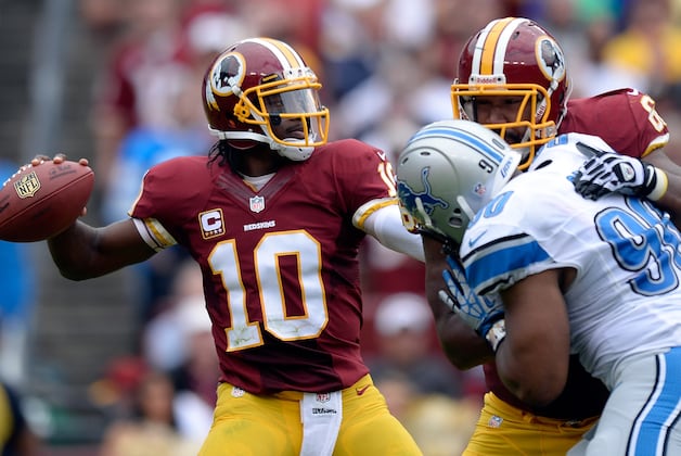 RGIII Totals 363 Yds in Loss to Lions