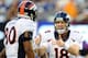 EAST RUTHERFORD, NJ - SEPTEMBER 15: Peyton Manning #18 of the Denver Broncos calls a play during the first half against the New York Giants at MetLife Stadium on September 15, 2013 in East Rutherford, New Jersey. (Photo by Maddie Meyer/Getty Images)